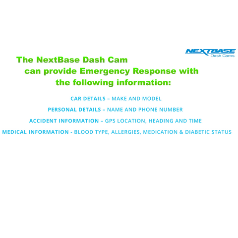Next Base Dash Cam Emergency Response Abilities