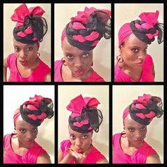 woman wearing african head wraps | 2 sydney stylists...loves!