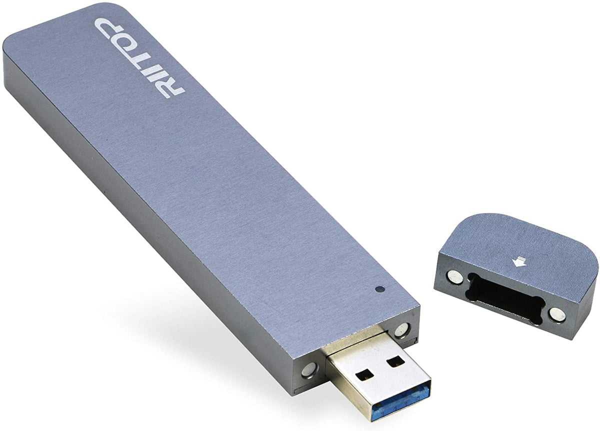 NGFF USB Enclosure Case Adapter, RIITOP B Key and M Key M