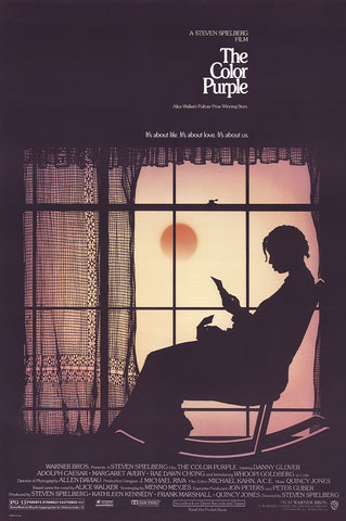 An original movie poster for the film The Color Purple by John Alvin