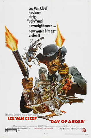 A movie poster by Frank McCarthy for the film Day of Anger