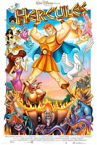 An original movie poster for the film Hercules by John Alvin