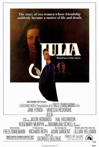 An original movie poster by Richard Amsel for the film Julia