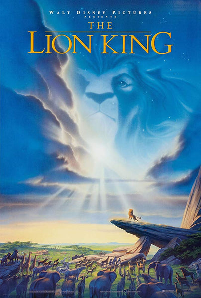 An original movie poster for The Lion King by John Alvin