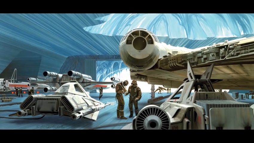 Ralph McQuarrie artwork for The Empire Strikes Back