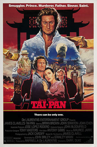 An original movie poster for the film Tai-Pan by John Alvin