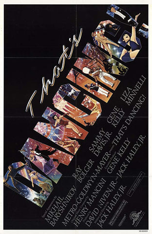 An original movie poster for the film That's Dancing by John Alvin
