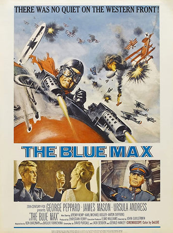 A movie poster by Frank McCarthy for the film The Blue Max