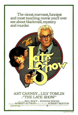 An original movie poster by Richard Amsel for the film The Late Show