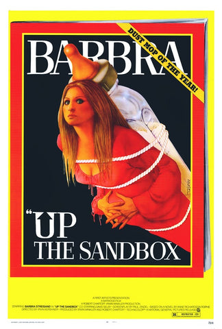 An original movie poster by Richard Amsel for the film Up The Sandbox