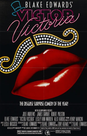 An original movie poster for the film Victor Victoria by John Alvin