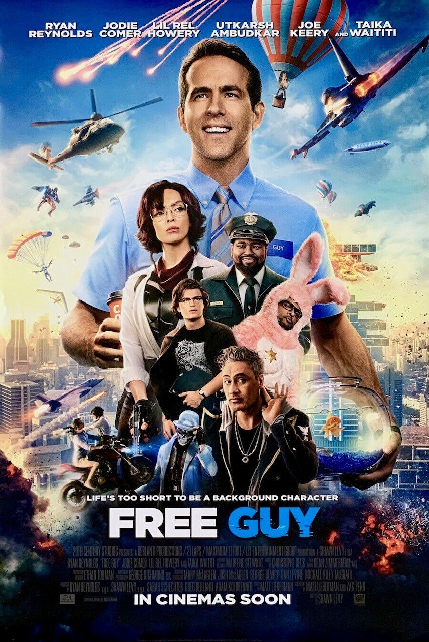 Free Guy 2021 Original Movie Poster Art of the Movies