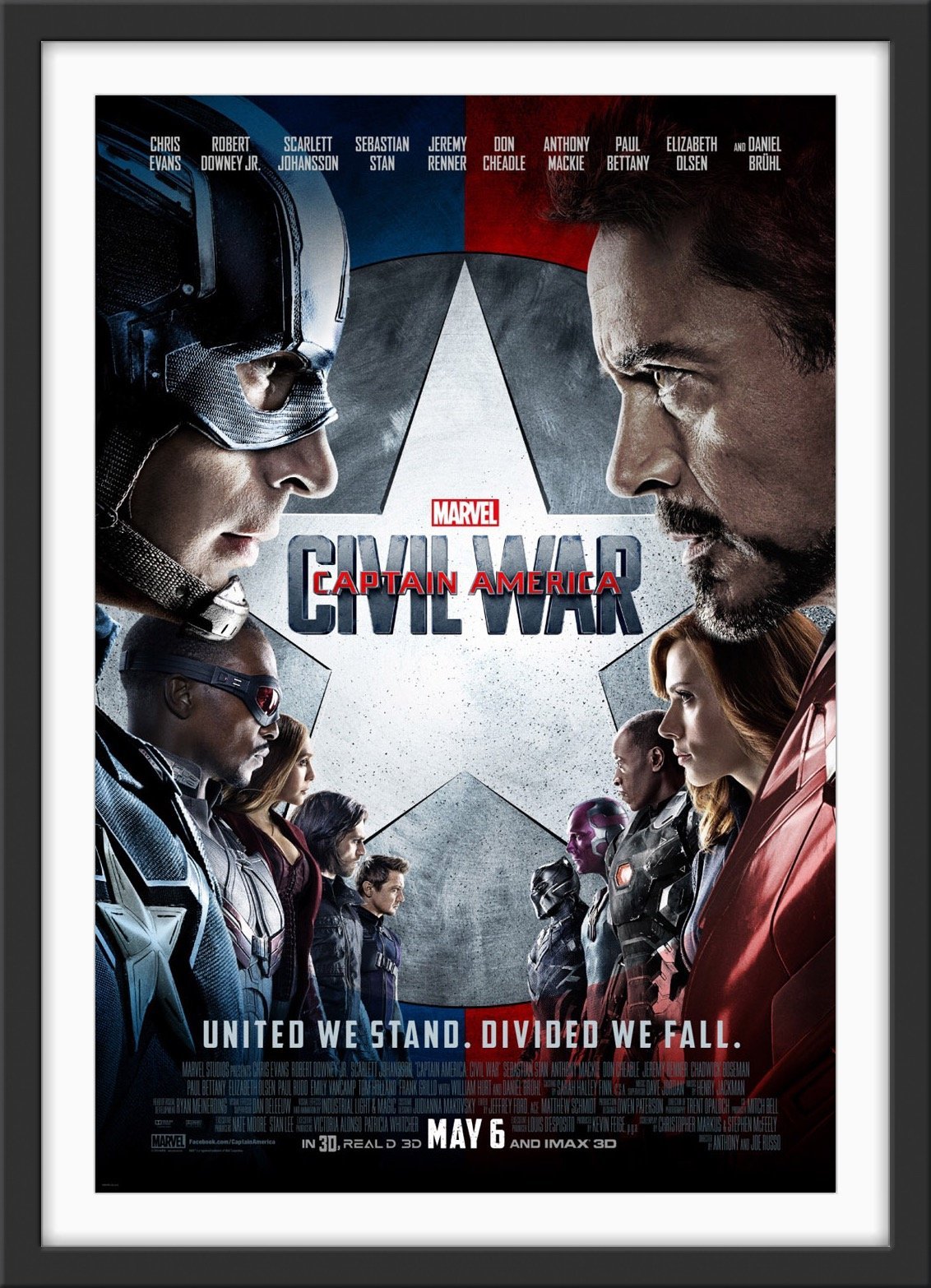 Rechazar desconectado eximir Captain America - Civil War - 2016 - Original Movie Poster – Art of the  Movies