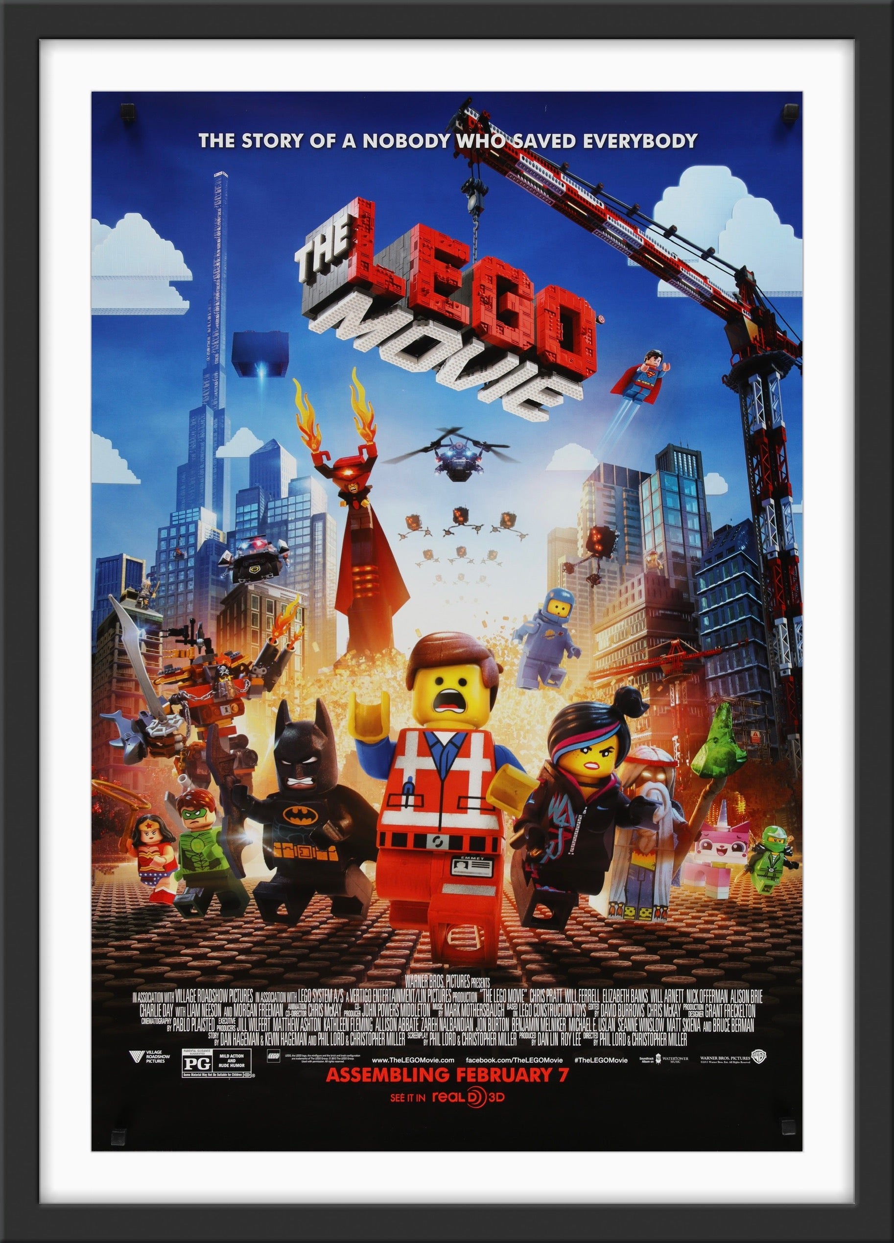 The Lego - 2014 - Original Art of Movies