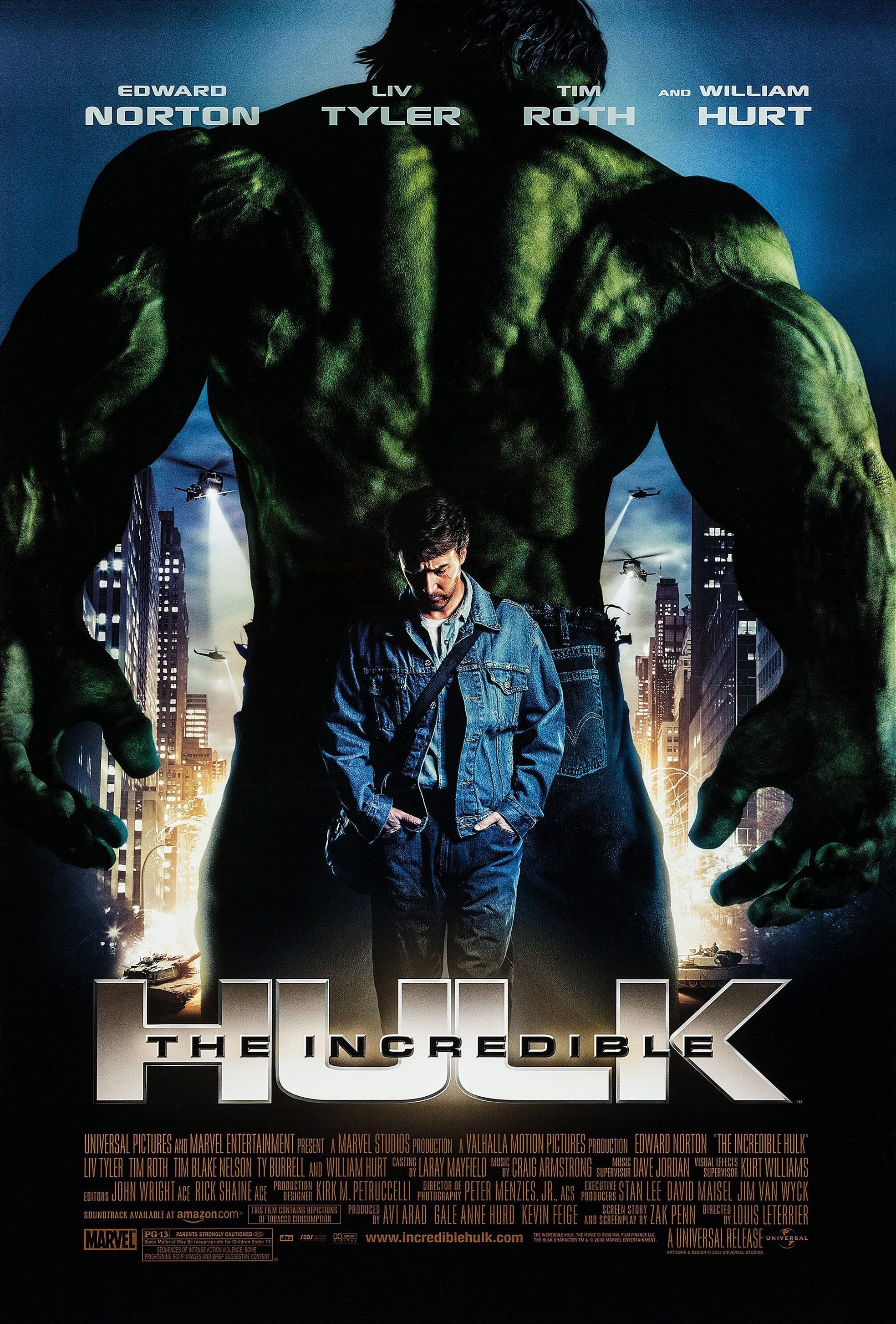 maceta Mañana pellizco The Incredible Hulk - 2008 - Original Movie Poster - Art of the Movies