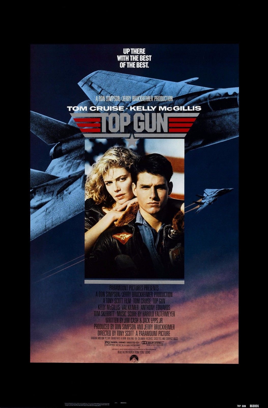 Top Gun 1986 Original Movie Poster Art Of The Movies