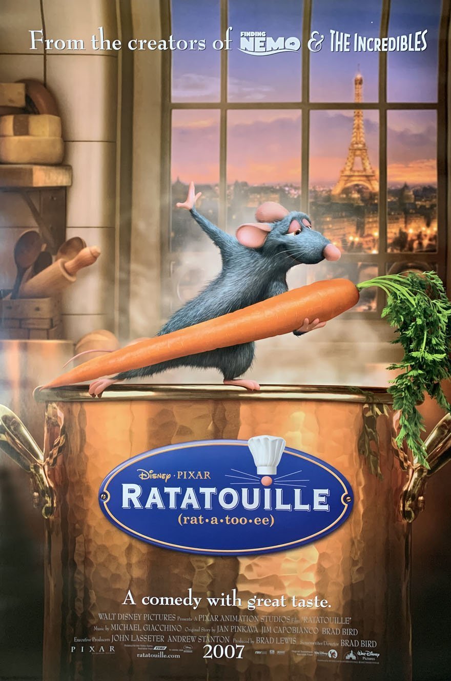 Ratatouille - 2007 - Original Movie Poster - Art of the Movies