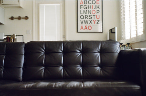 leather sofa