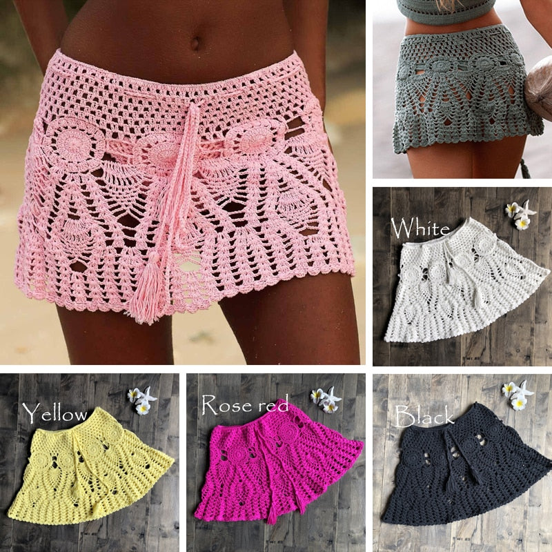 mini skirt beach cover up