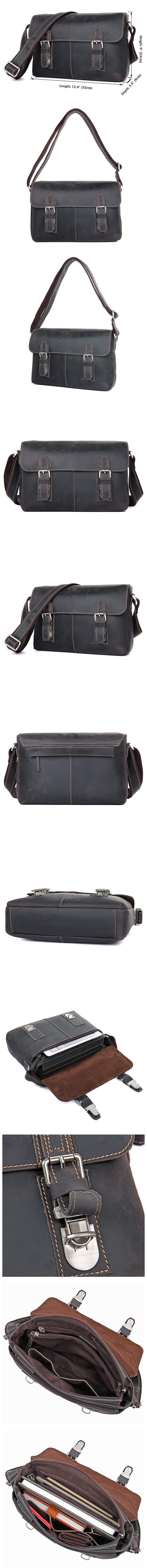 Woosir Vintage Mens Crossbody Bags