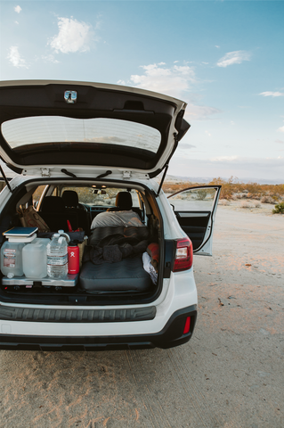 car camping tips, sleeping in a Subaru Outback, sleeping in car, how to sleep in a car, best car to sleep in, safe to sleep in your car, car camping essentials