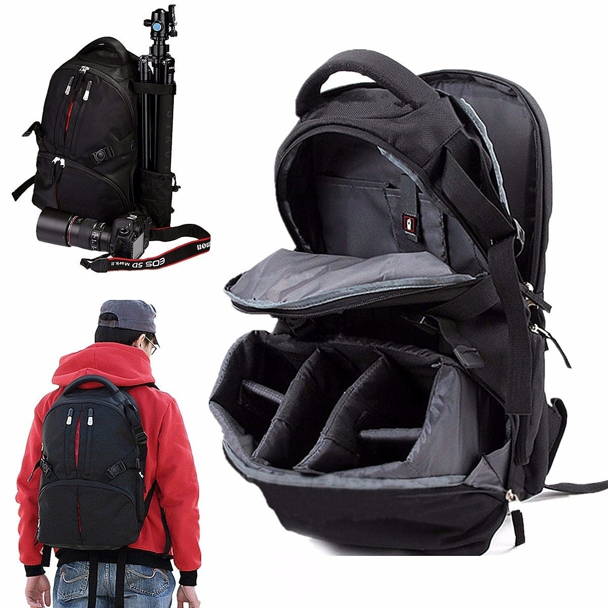 camera laptop backpack waterproof