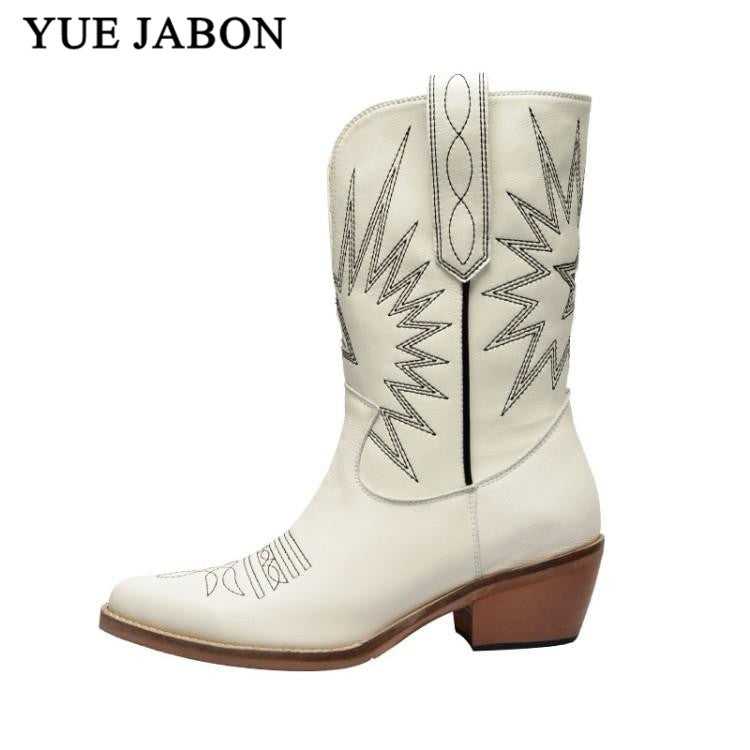 white cowboy boots short