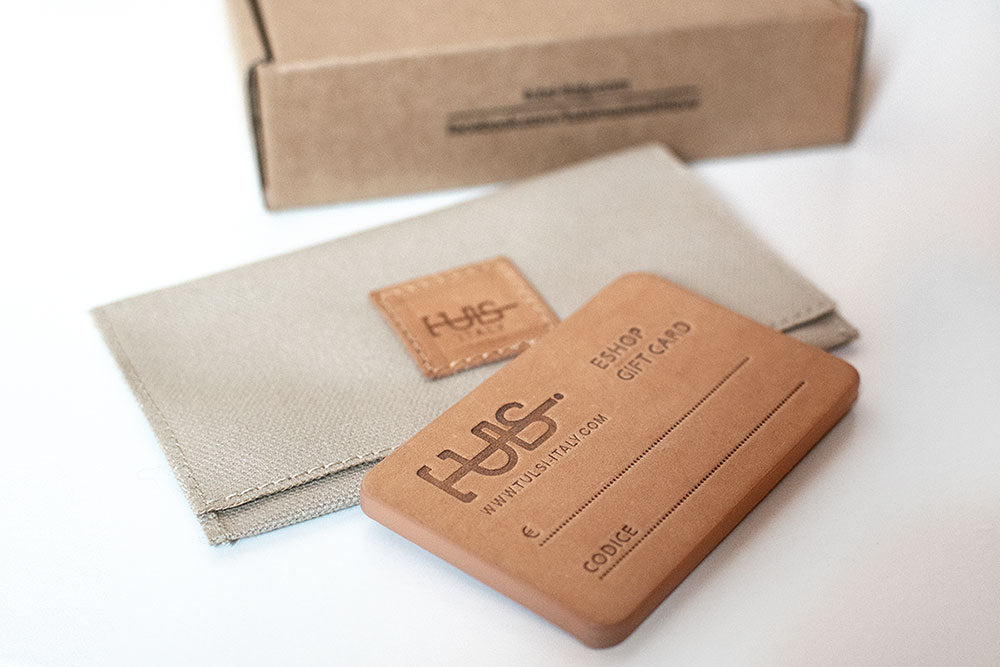 Gift card - Carta regalo - Tulsi bracciali pelle Made in Italy