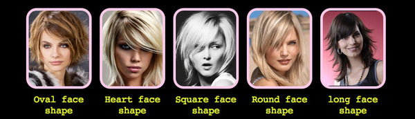 Various face shapes