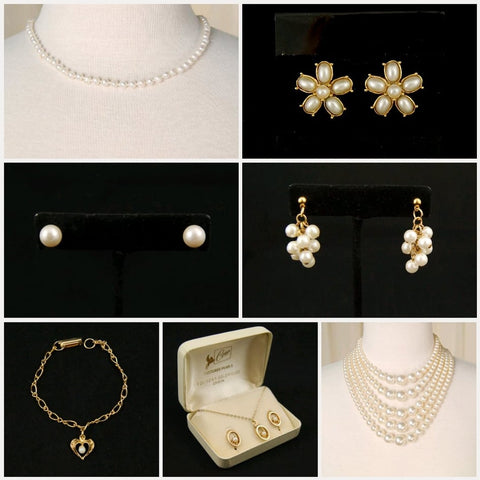 Pearl Vintage Wedding Jewelry