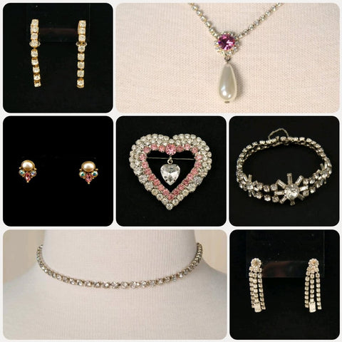 vintage rhinestone wedding jewelry