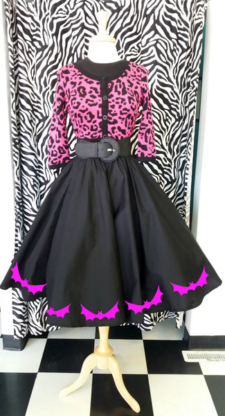 Customize your own skirt black circle skirt 