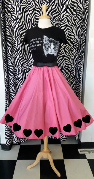 Customize your own circle skirt blog Pink Circle Skirt 