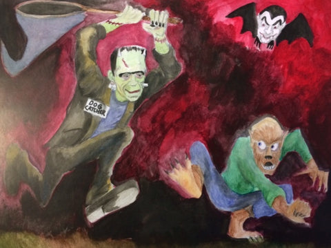 Monster Matt Patterson. Monster brawl. Monster artwork.