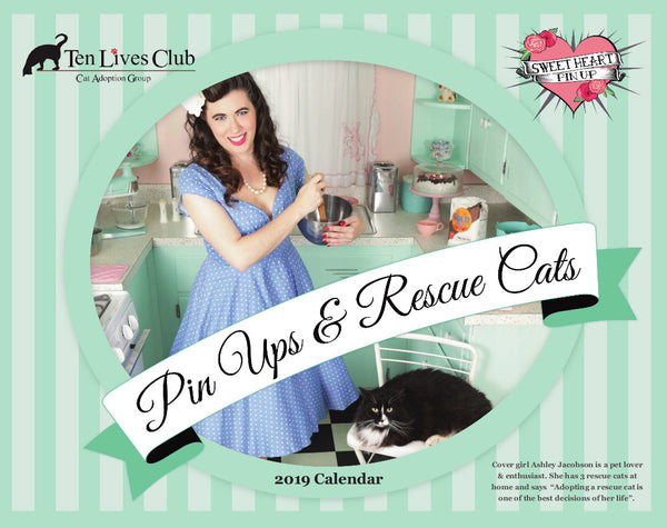 Pin Ups & Rescue Cats