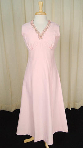 Bridesmaids Pink Vintage Womens Dress