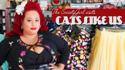 SocietyGirl video about shopping at Cats Like Us