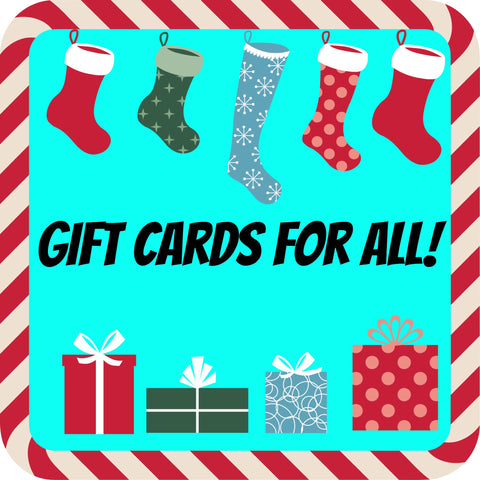 Gift Cards from Cats Like Us make great gifts!