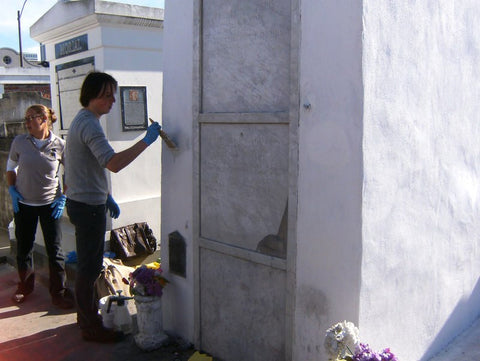 Marie Laveau's Grave being restored