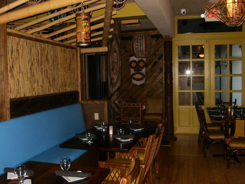 Dining area at Latitude 29 Tiki Bar