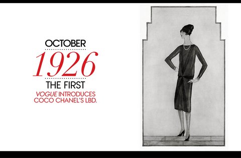 Coco Channel 1926 LBD Vogue