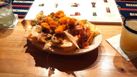 Shrimp Nachos at Tiki Tolteca in New Orleans