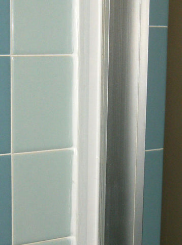 Save the blue bathroom, retro remodel shower