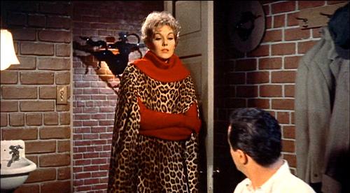 Kim Novak in Leopard in Bell Book and candle