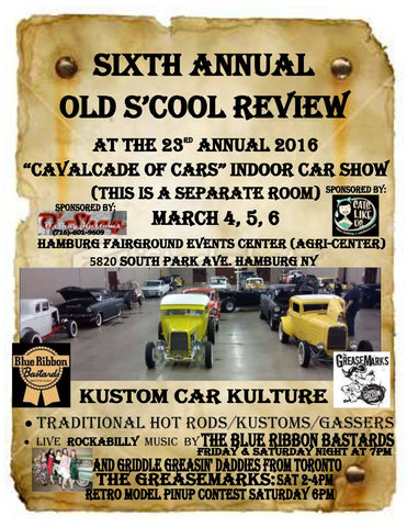 Old S'cool Review Cavalcade of Cars 2016