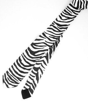 zebra print makes a great tie