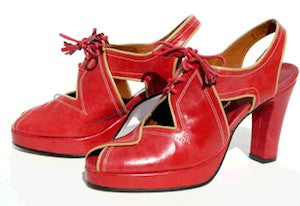 remix vintage 1940s style shoes