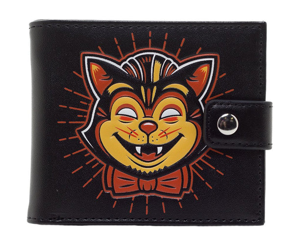 creepy cat wallet