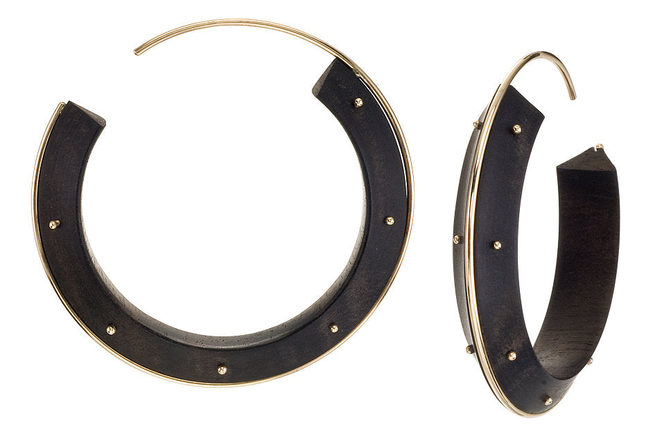 studded hoops