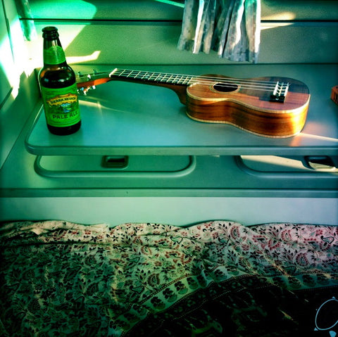 Still Life with Beer and Ukelele - Vanagon Interior